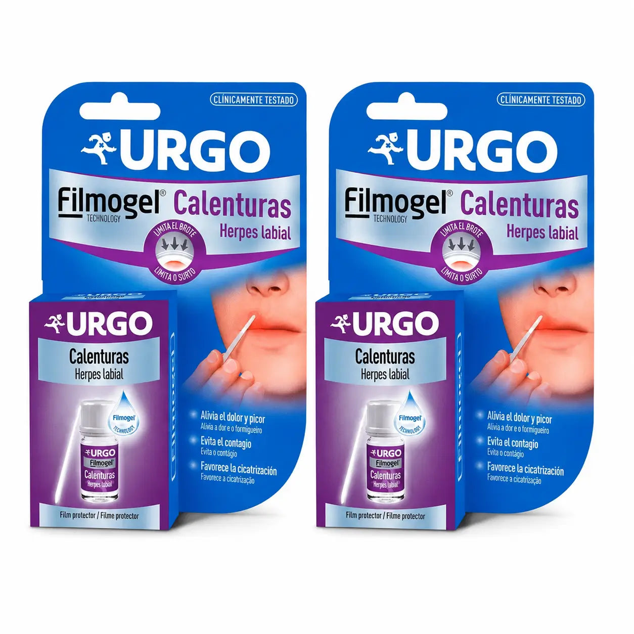 Urgo Filmogel contre les boutons de fièvre, 3 ml, lot de 2