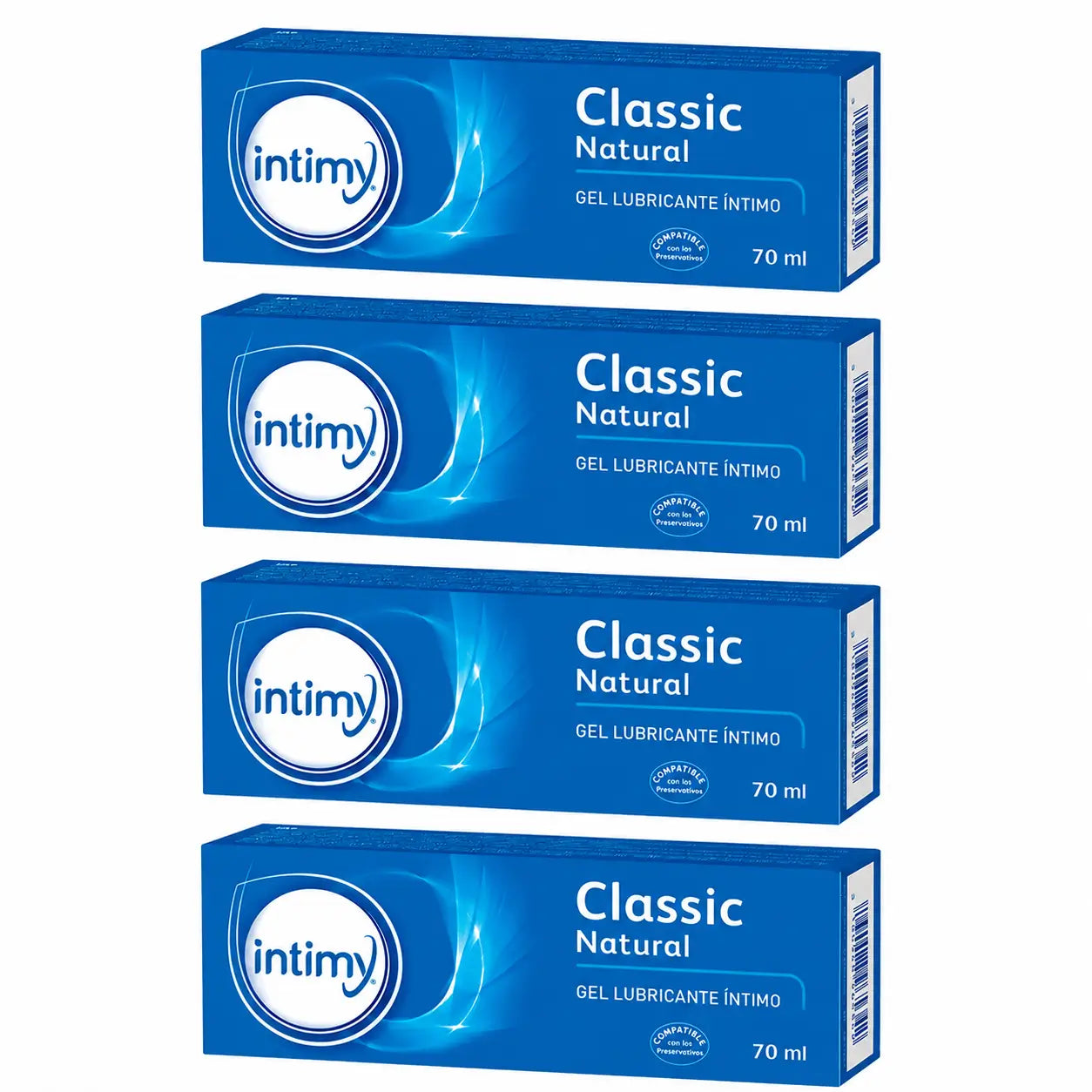 Urgo Intimy Classic Gel lubrifiant naturel 70 ml, lot de 4