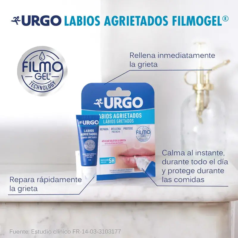 Urgo Filmogel lèvres gercées, 7 Ml