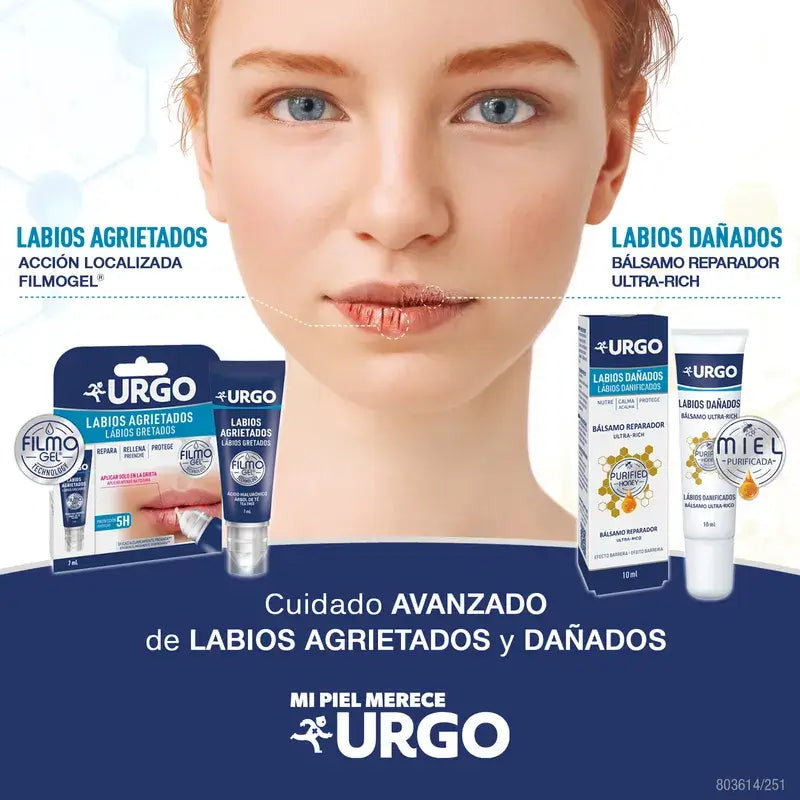 Urgo Filmogel lèvres gercées, 7 Ml
