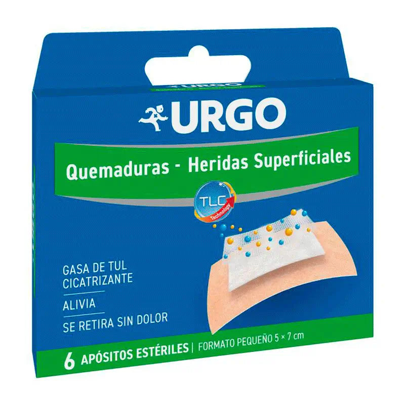 URGO Burns and Superficial Wounds, 6 Dressings