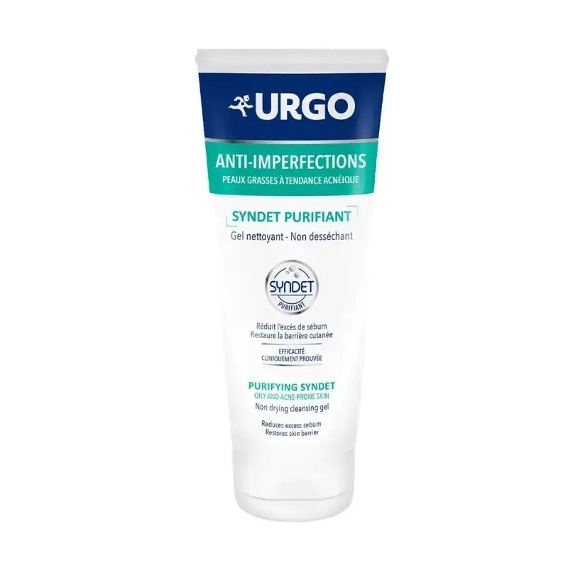 Urgo Syndet Gel Nettoyant Purifiant, 200 Ml