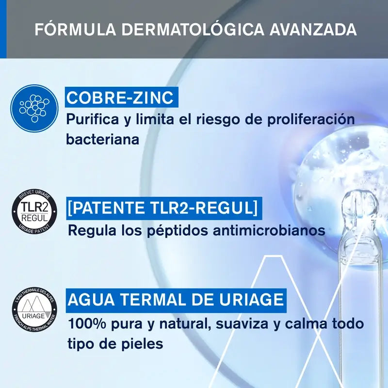 Gel nettoyant Bariéderm Cica d'Uriage, 200 ml