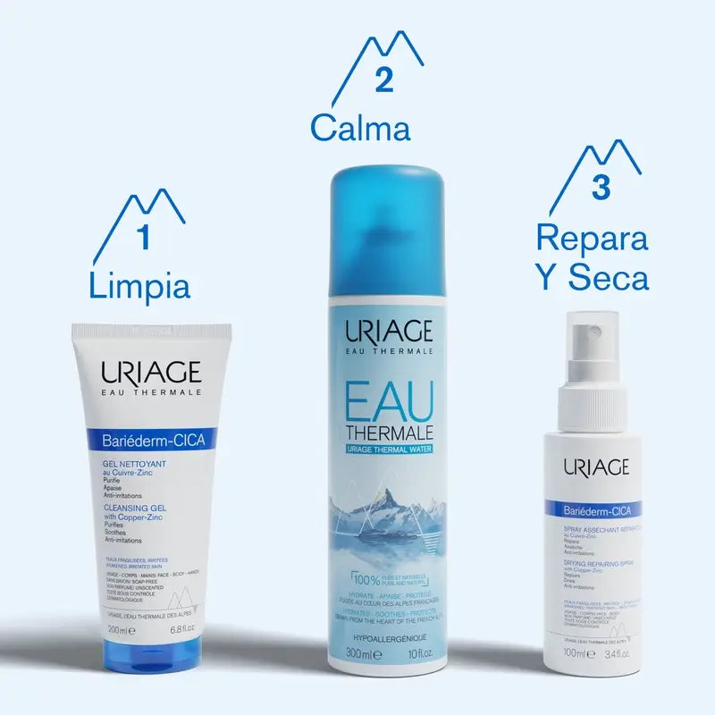 Gel nettoyant Bariéderm Cica d'Uriage, 200 ml