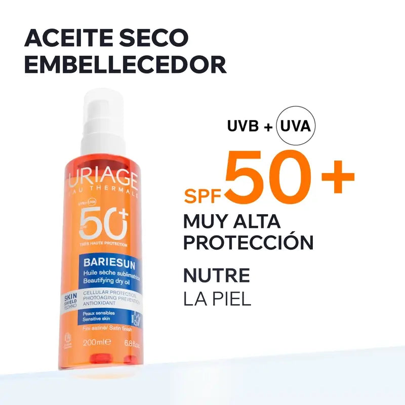 Uriage Bariésun Huile sèche Spf50+, 200 ml