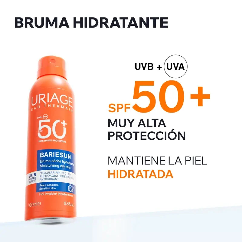 Uriage Bariésun Brume sèche Spf50+ , 200 ml