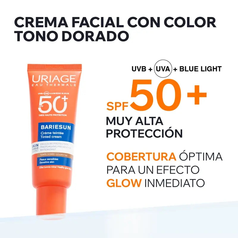 Uriage Bariésun Mineral Compact Cream SPF 50+ Golden Colour 10 g