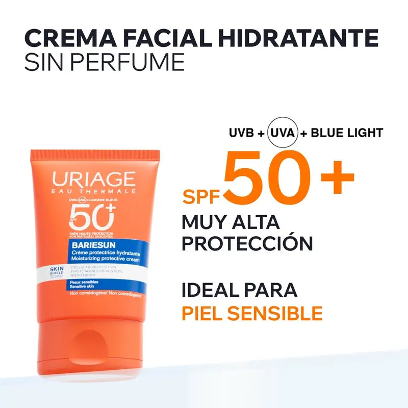 Uriage Bariésun Crème non parfumée Spf50+, 50 ml