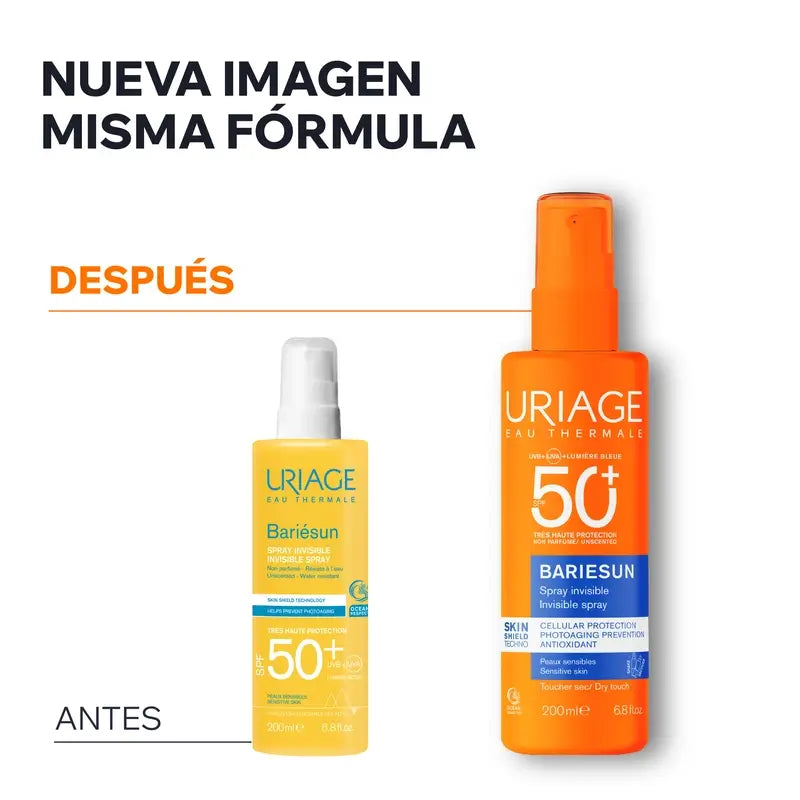 Uriage Bariésun Spray non parfumé SPF 50+ 200 ml