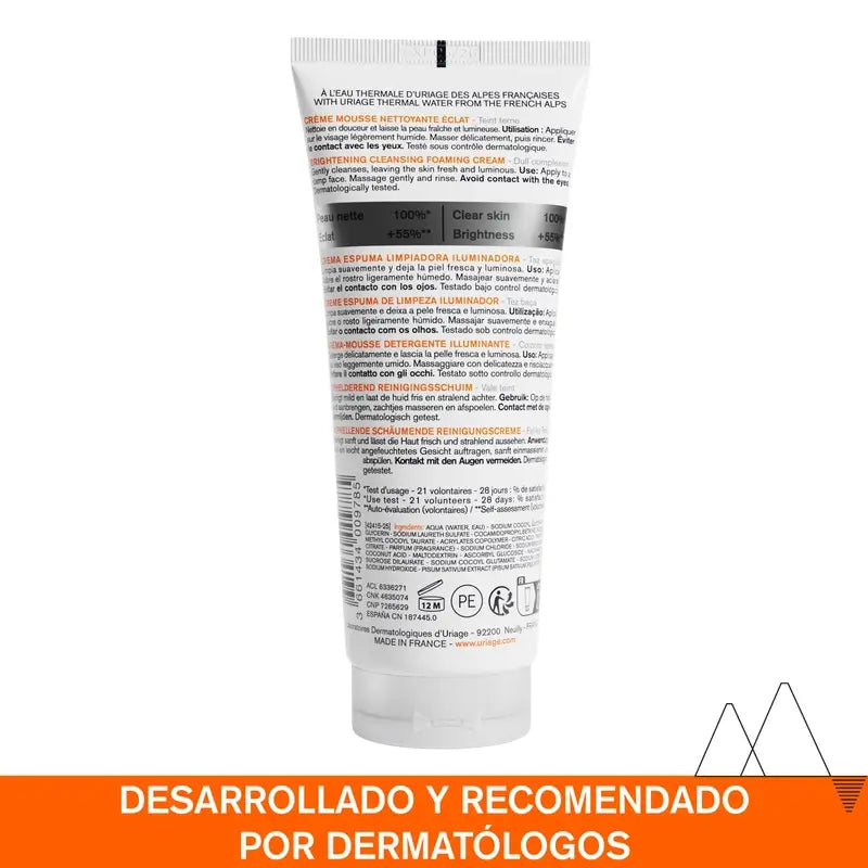 Uriage Dépiderm Mousse nettoyante éclaircissante 100 ml