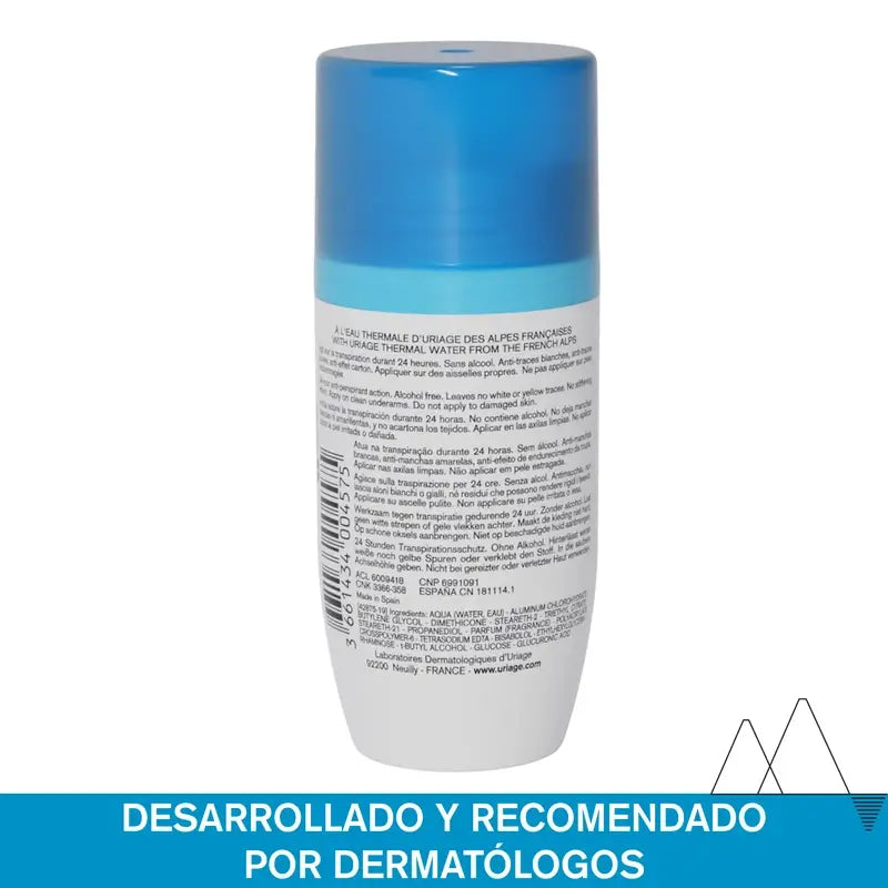 Uriage Déodorant Tri-Actif 50Ml Efficacité 24H
