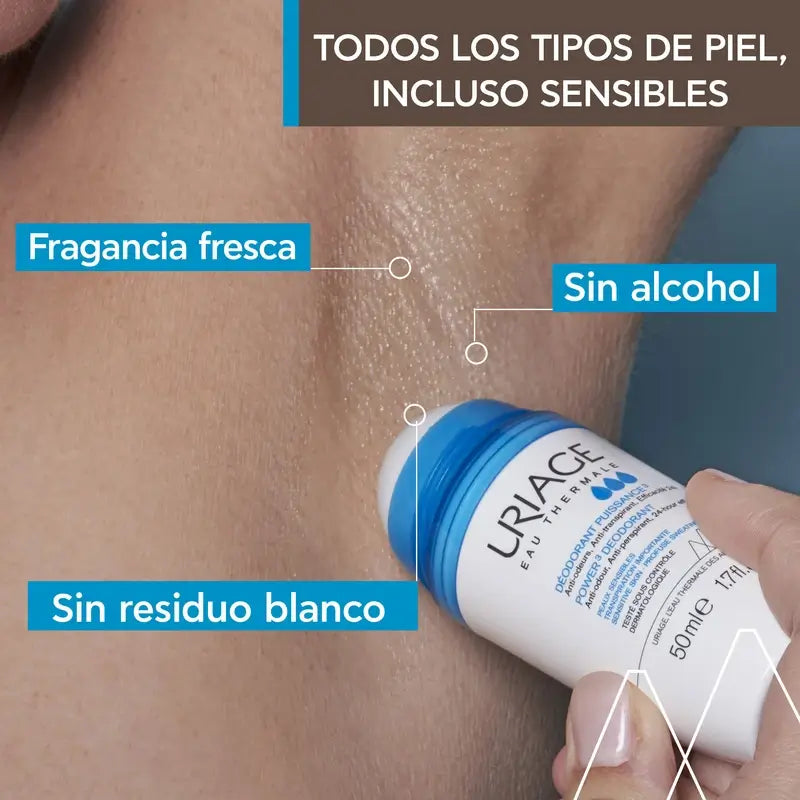Uriage Déodorant Tri-Actif 50Ml Efficacité 24H