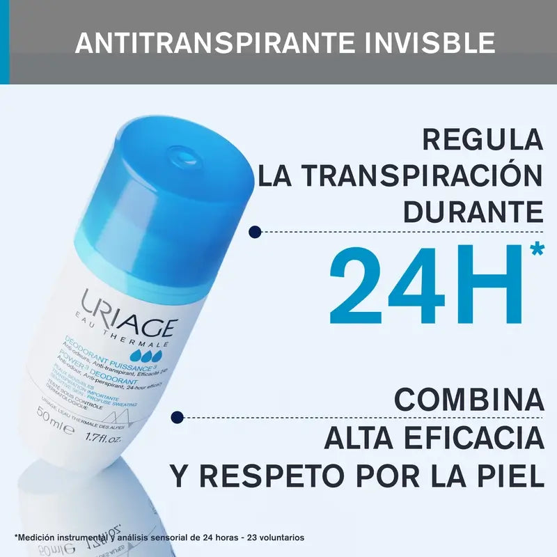 Uriage Déodorant Tri-Actif 50Ml Efficacité 24H
