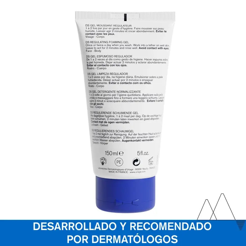 Uriage Ds Gel moussant régulateur 150Ml