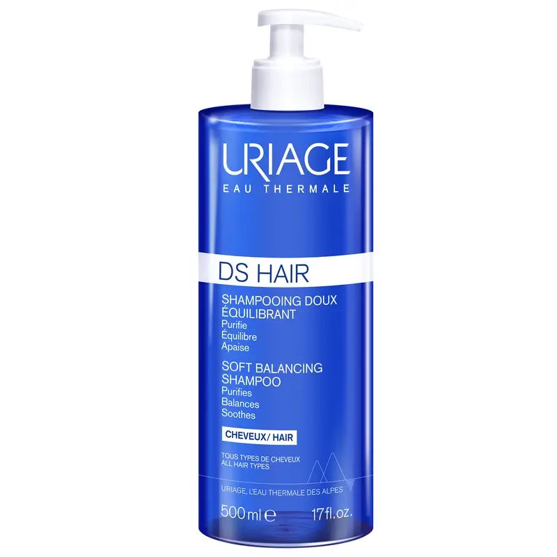 Uriage Ds Hair Shampooing régulateur doux 500Ml