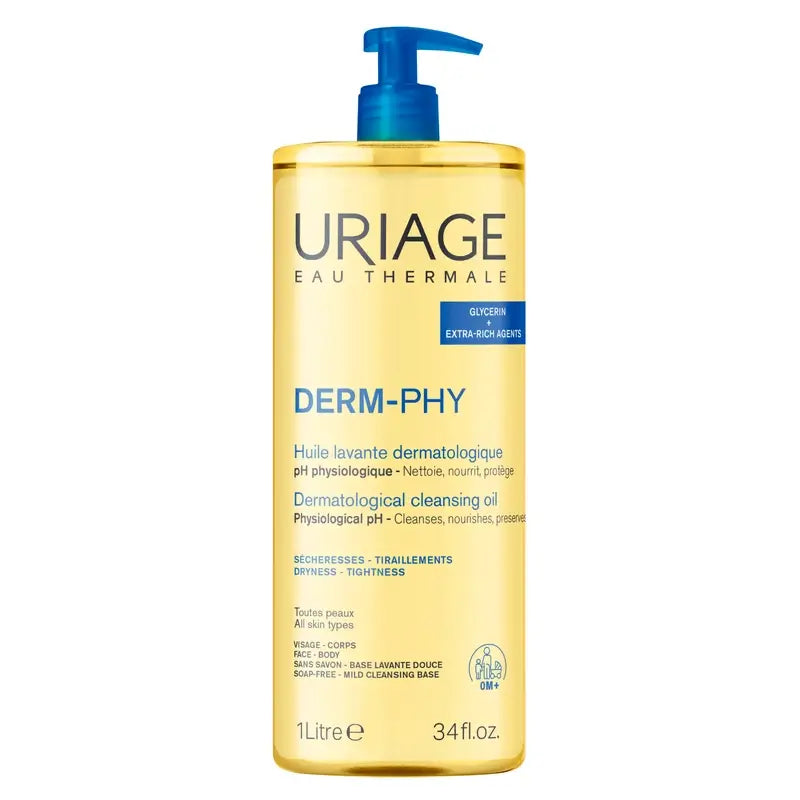 Huile de lavage Hygiène d'Uriage, 1000 ml
