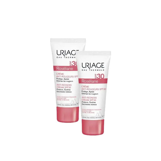 Uriage Roséliane Crème anti-rougeurs SPF 30 40 ml, lot de 2