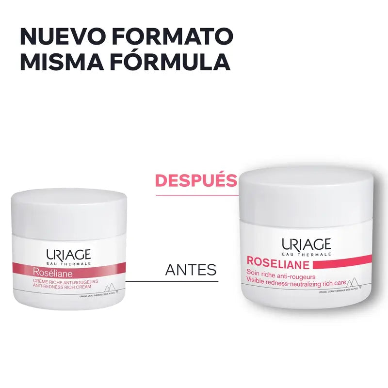 Uriage Roséliane Crème riche anti-rougeurs 50M