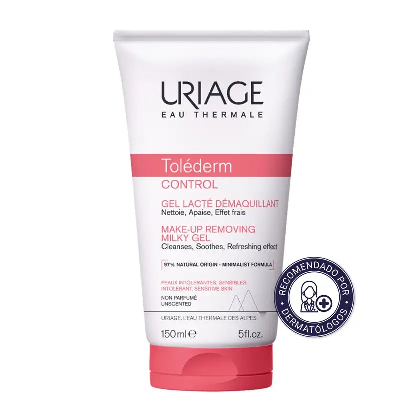 Uriage Toléderm Control Make-up Remover Gel-Milk 150Ml