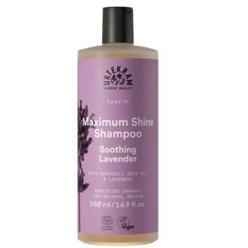 Urtekram Soothing Lavender Shampoo Shine 500Ml. Eco Vegan