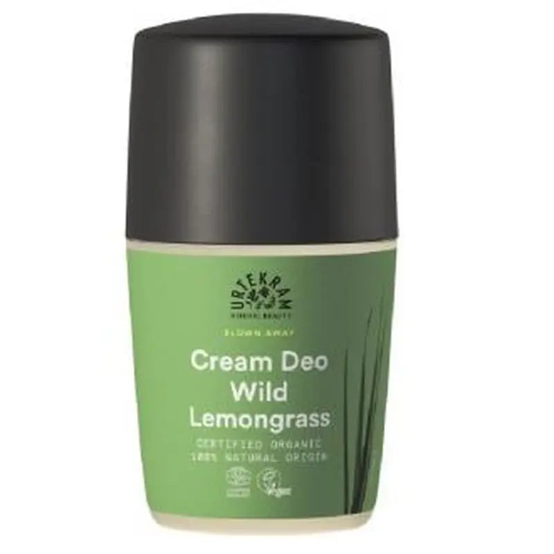Urtekram Wild Lemongrass Deodorant Roll-On 50Ml Eco Vegan