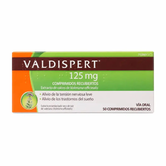 Valdispert 125 mg 50 comprimés