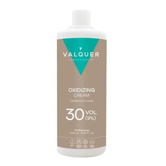 Valquer Agua Oxigenada 30 Vol (9%) - Oxydant professionnel pour cheveux, 1 L