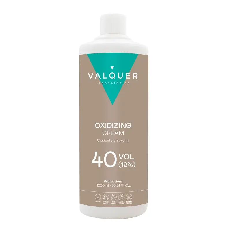 Valquer Agua Oxigenada 40 Vol (12%) - Oxydant capillaire professionnel , 1 L