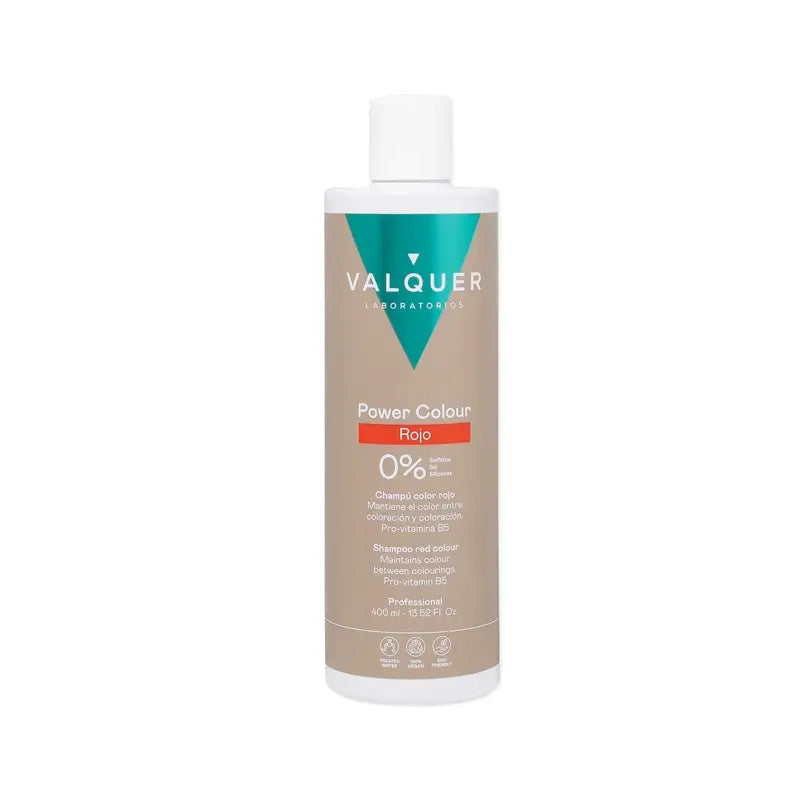 Valquer Red Colour Shampooing - Power Colour , 400 ml