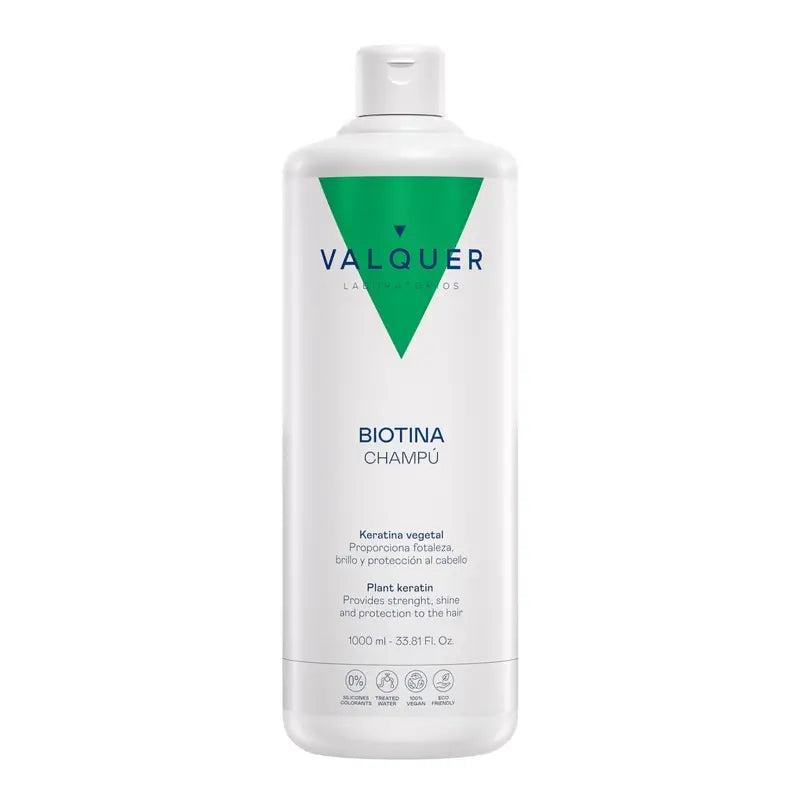 Valquer Shampooing Biotine et Kératine, 1 L