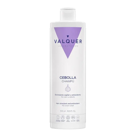 Valquer Shampooing à l'oignon - Revitalisant, antioxydant et purifiant, 500 ml