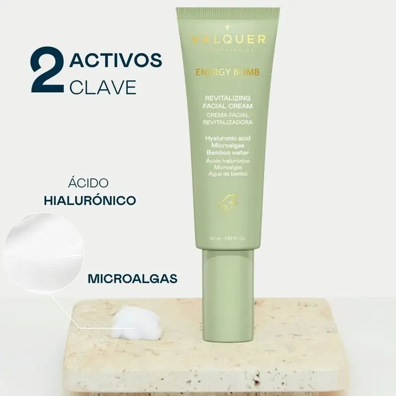 Valquer Energy Bomb Crème revitalisante pour le visage, 50 ml
