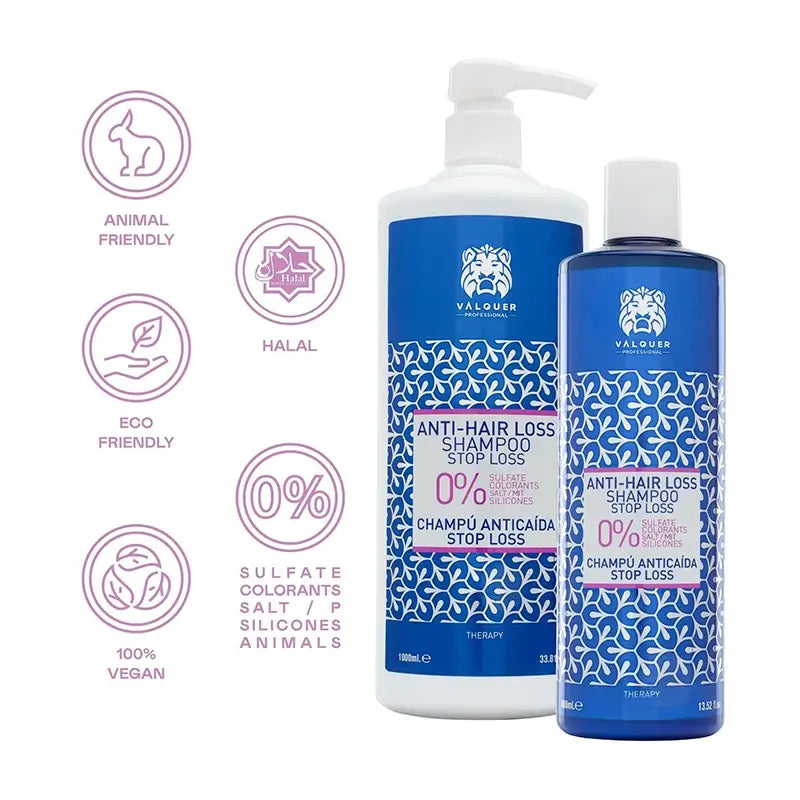 Valquer Hair Care Shampooing anti-chute, Stop Loss, 400 ml