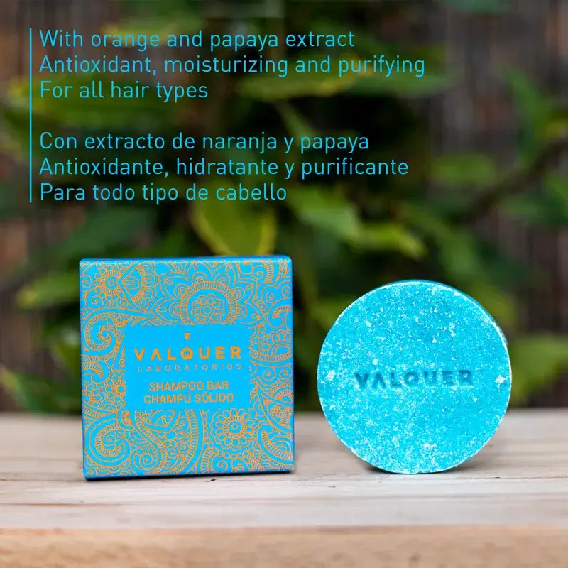 Valquer Hair Care Sunrise Shampooing solide, 50 gr
