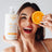 Valquer Hyaludrops Lotion corporelle à l'orange et à la vanille, hydratation 72 h, 700 ml