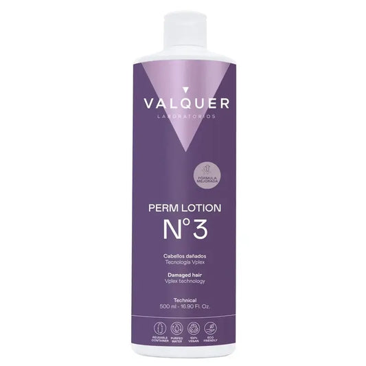 Valquer Perming Liquid No. 3 (cheveux abîmés) , 500 ml