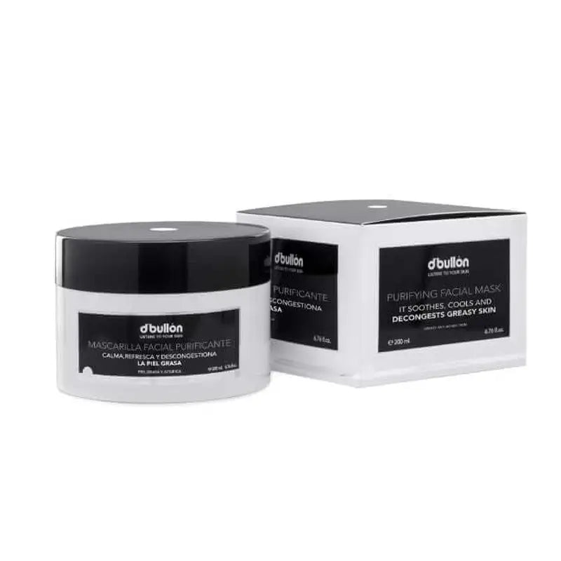 Valquer Masque facial purifiant - Contrôle du sébum et douceur, 200 ml