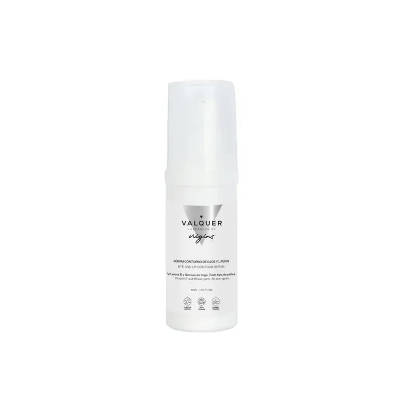 Sérum Valquer Origins pour le contour des yeux et des lèvres, 30 ml