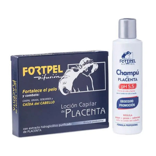 Valquer Pack 6 Flacons Placenta 6X15 Ml + Shampoing Placenta - 200 Ml