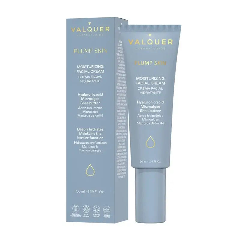 Valquer Plump Skin Crème hydratante pour le visage, 50 ml