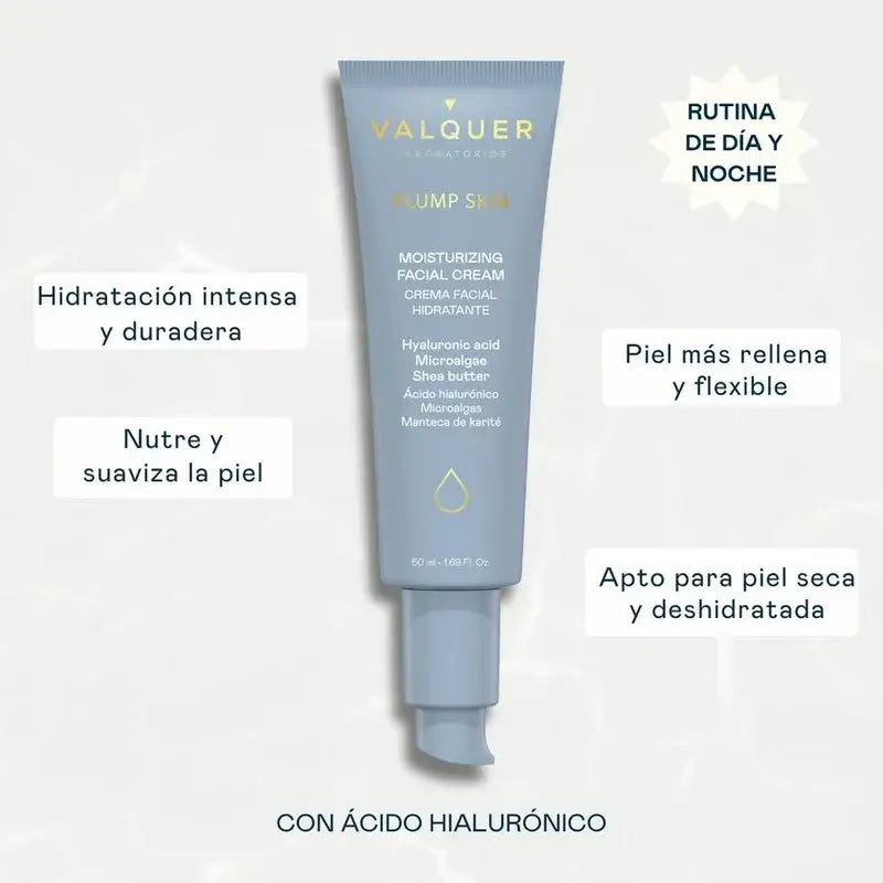 Valquer Plump Skin Crème hydratante pour le visage, 50 ml