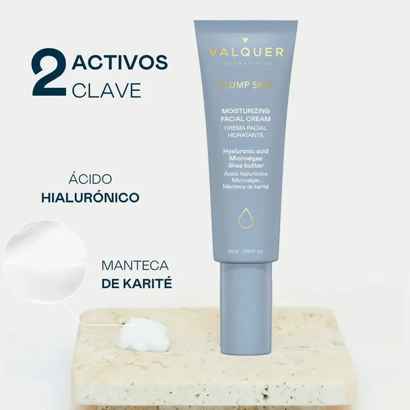 Valquer Plump Skin Crème hydratante pour le visage, 50 ml
