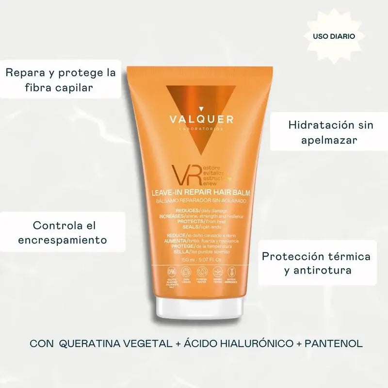 Valquer VR Baume réparateur sans rinçage, 150 ml