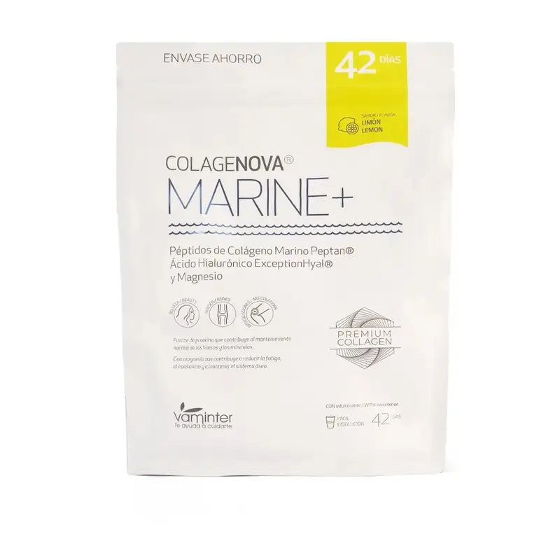 Colagenova Marine+ Marine Collagen+Ha+Mg 42 Days Lemon Saving Bottle, 590 Gr