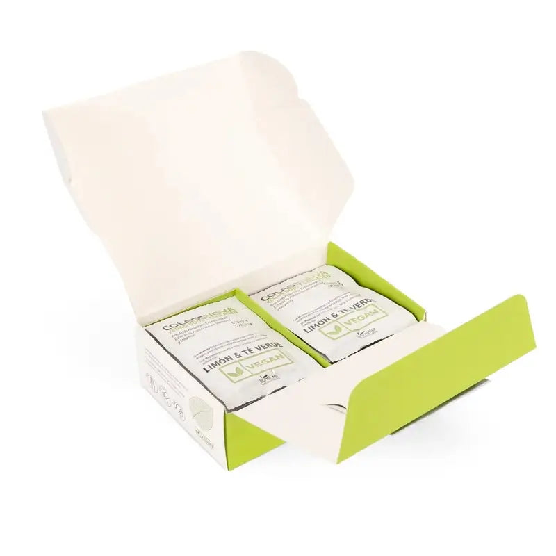 Colagenova Vegan Boost Thé Vert + Citron, 21 Enveloppes