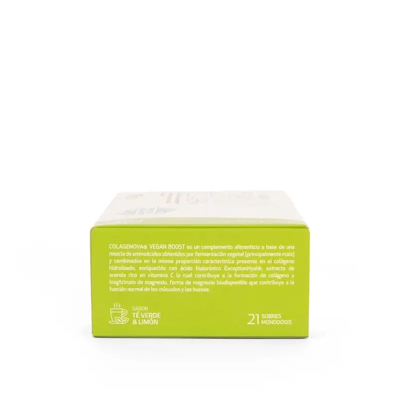 Colagenova Vegan Boost Thé Vert + Citron, 21 Enveloppes