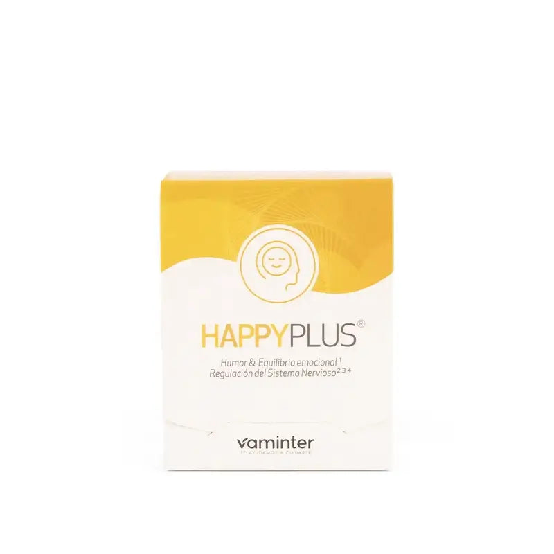Vaminter Happy Plus Safran + Scutellaria + Mg Equilibre Emotionnel, 60 Capsules