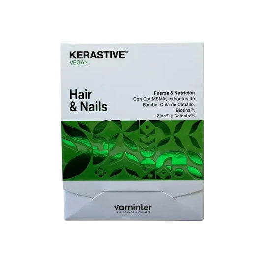 Kerastive Vegan Cheveux et Ongles, 60 Capsules