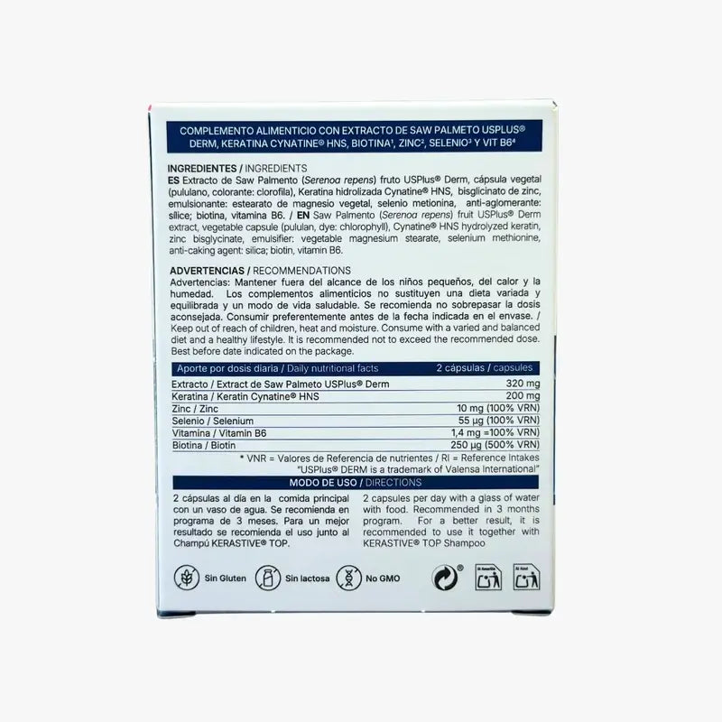 Kerastive Femme Cheveux et Ongles, 60 Capsules