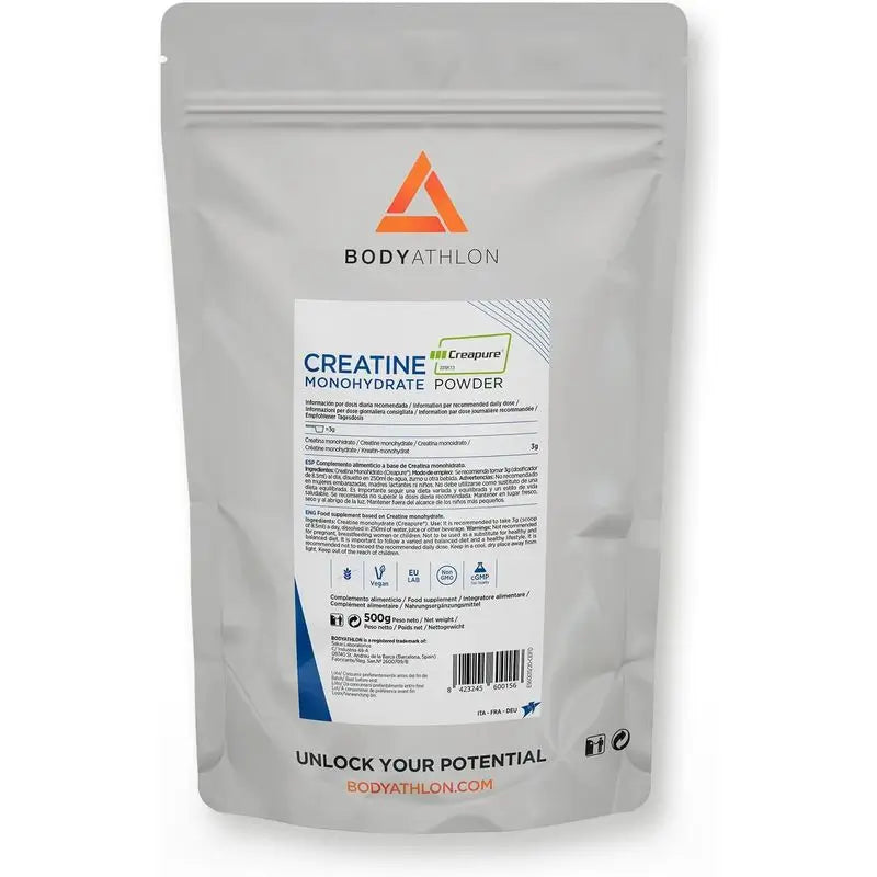 V.Byotic Créatine en poudre Creapure, 500 Gr